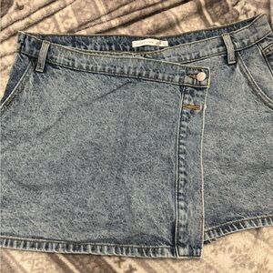 Altar'd State Blue Jean Shorts